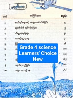 Myanmar Grade 4 Science Answers Answer Guide PDF